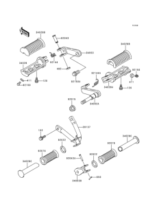 BJ250 Подножки