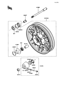 ZG1200 Переднее колесо