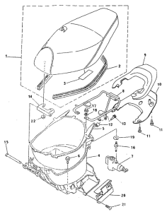 CY50R Сиденье