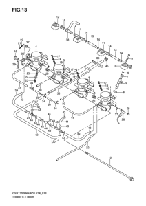 GSX1300R Дроссель