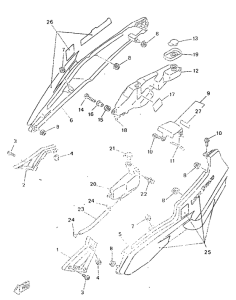 TZR50 Боковые обтекатели
