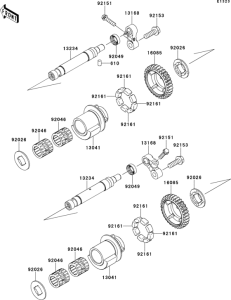 ZG1400 Валансирный вал