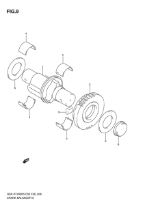 GSX-R1000 Балансир кривошипа