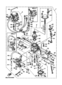 XVS1100 Carburetor assy