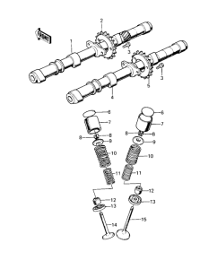 KZ1000 Camshafts / valves