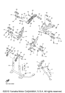 FJR13ESF Подножки