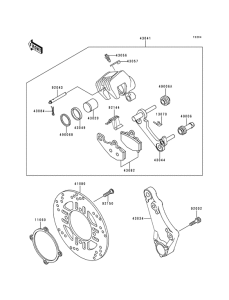 ZX600 Передний суппорт