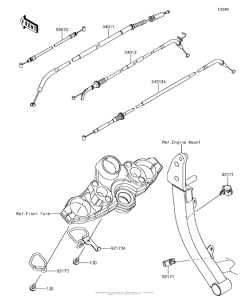 KLZ1000 Тросы управления