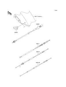 BR125 Тросы управления