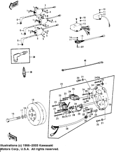 KH400 Ignition / generator / regulator