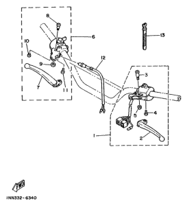 DT50MX Handle switch. lever