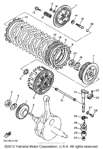 XT600TC (CA ED.) Сцепление