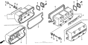 GL1500I Крышка головки цилиндров