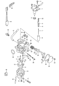 AJ50 Carburetor assy