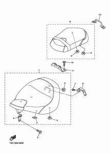XVS950CU Сиденье