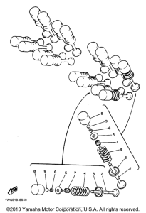 YZF600RJ Клапана