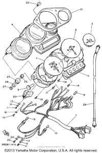 FZR600RB Приборы