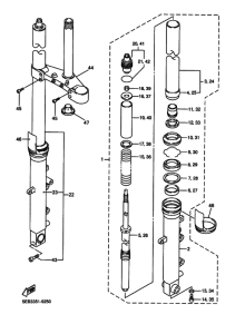 YZF-R6 Вилка передней оси