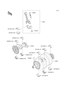 EX250 Коленвал