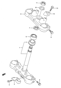 RM125 Траверса нижняя