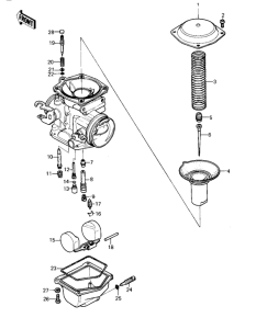 KZ1000 Детали карбюратора