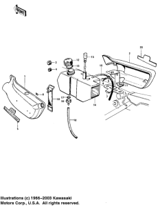 Z1 Side covers / oil tank