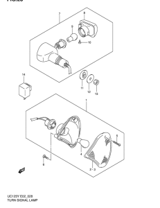 UC125 Поворотники