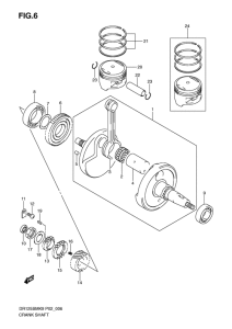 DR125 Вал коленчатый