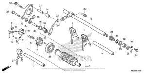 VFR1200F Gearshift Drum (1)