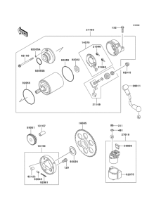 ZX600 Стартер