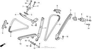 VF750C Цепь ГРМ