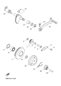 XC125FD Стартер