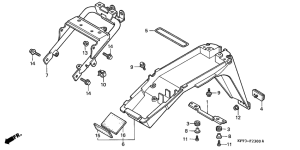 CLR125 Заднее крыло