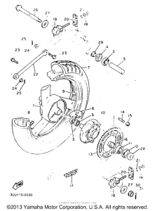 FZR600REC Переднее колесо