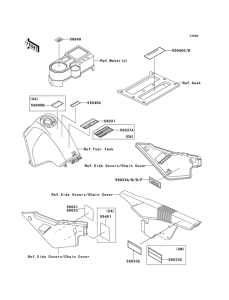KL650 Наклейки