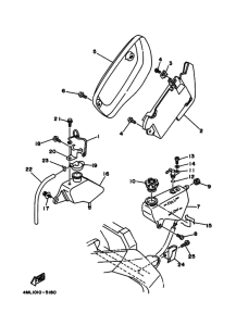TY250ZS ｻｲﾄﾞｶﾊﾞｰ. ｵｲﾙﾀﾝｸ