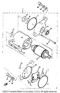 XS650_2F - 1979 Стартер