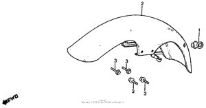 CB1000 Переднее крыло