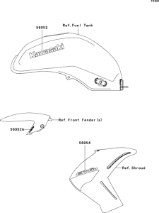 ER650 Decals(c.b.orange)(p.s.white)(d9f)