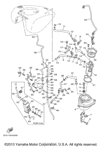 XV1900CT Топливный бак