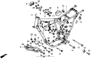 XR250R Frame 86-91