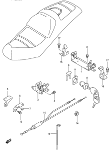 AN400 Seat support bracket
