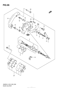 AN650 Задний суппорт