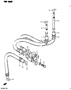 RG125 Топливный кран
