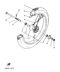 DT80LC Переднее колесо