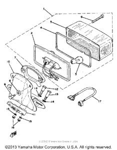 XS400_2F - 1979 Фонарь