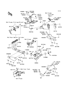ZX600 Muffler comp