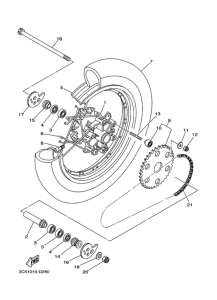 XT250 ﾘﾔ ﾎｲｰﾙ