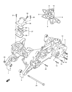 AE50 Картер двигателя