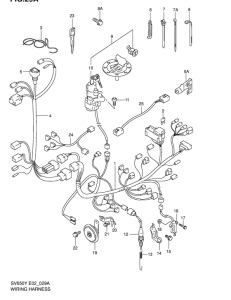 SV650 Жгут проводов